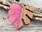 Palm Leaf Pendant - Wood Resin Pendant - Boho Pendant - Wood Pendant - Resin Pendant - Jewelry Pendant - 30x28mm - (B157)